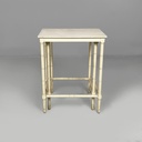 Tavoli da caffè in legno bianco, 1940 ca.