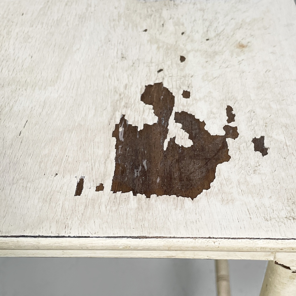 Tavoli da caffè in legno bianco, 1940 ca.