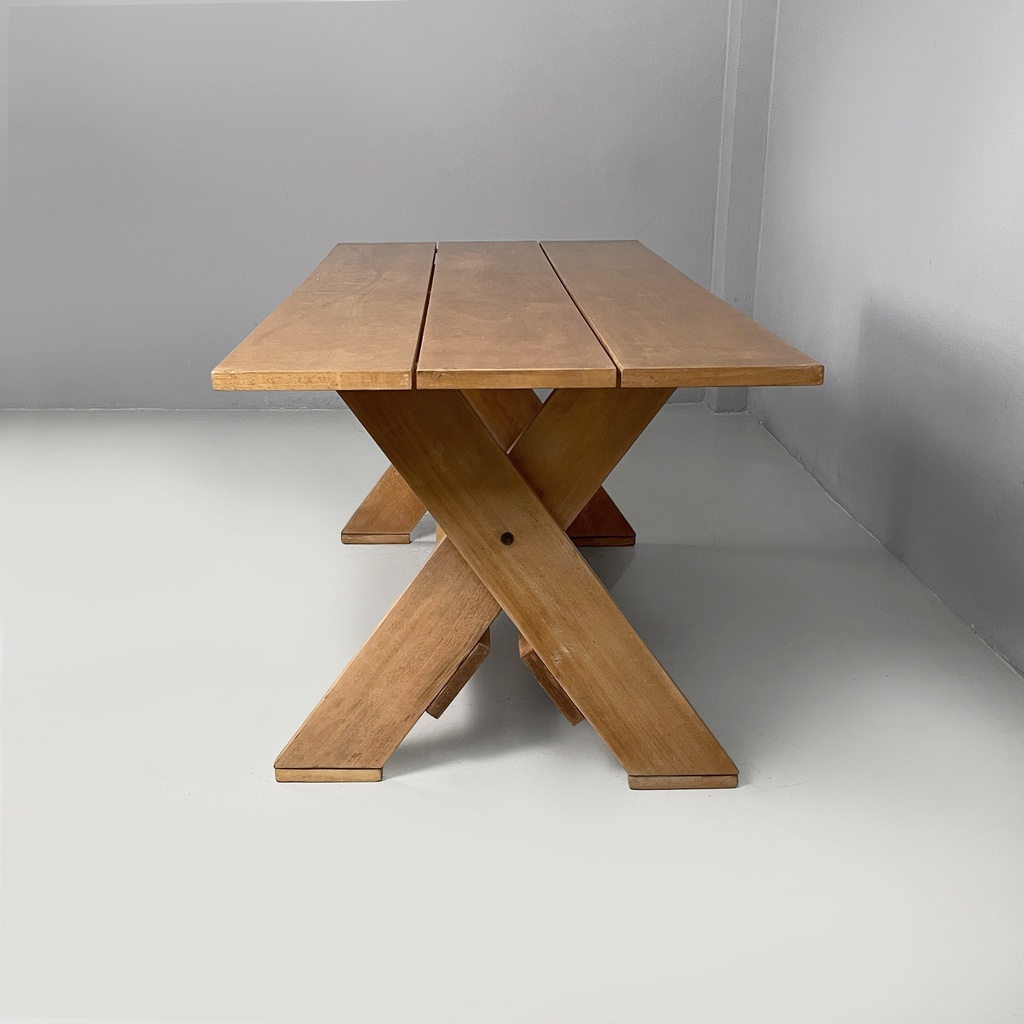 Tavolo da pranzo Crate di Gerrit Rietveld per Cassina, 1980 ca. 