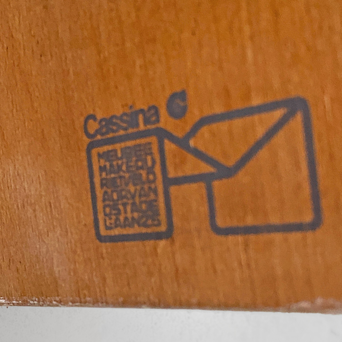 Tavolo da pranzo Crate di Gerrit Rietveld per Cassina, 1980 ca. 