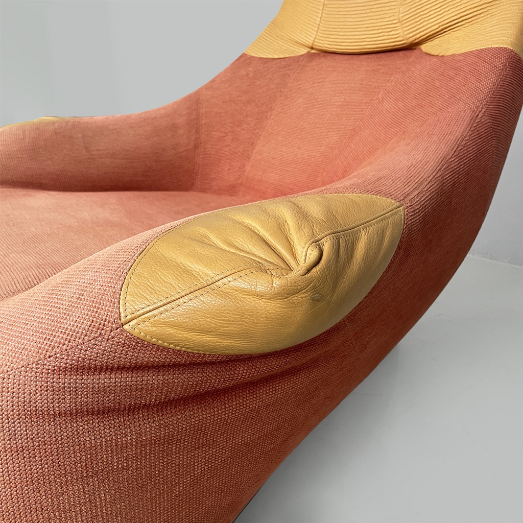 Poltrona con poggiapiedi Hal di Marc Sadler per Cassina, 1990 ca. 