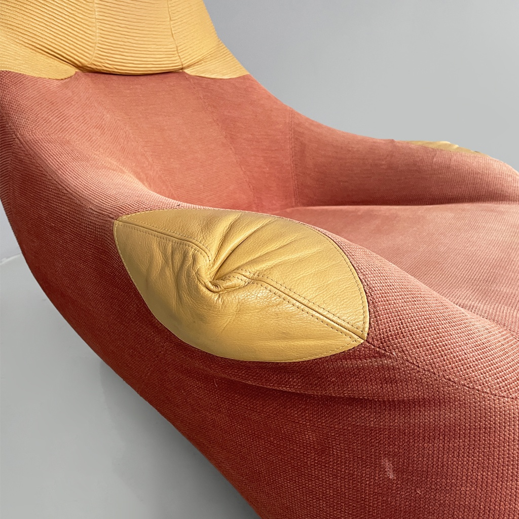 Poltrona con poggiapiedi Hal di Marc Sadler per Cassina, 1990 ca. 