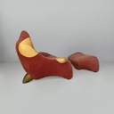 Poltrona con poggiapiedi Hal di Marc Sadler per Cassina, 1990 ca. 