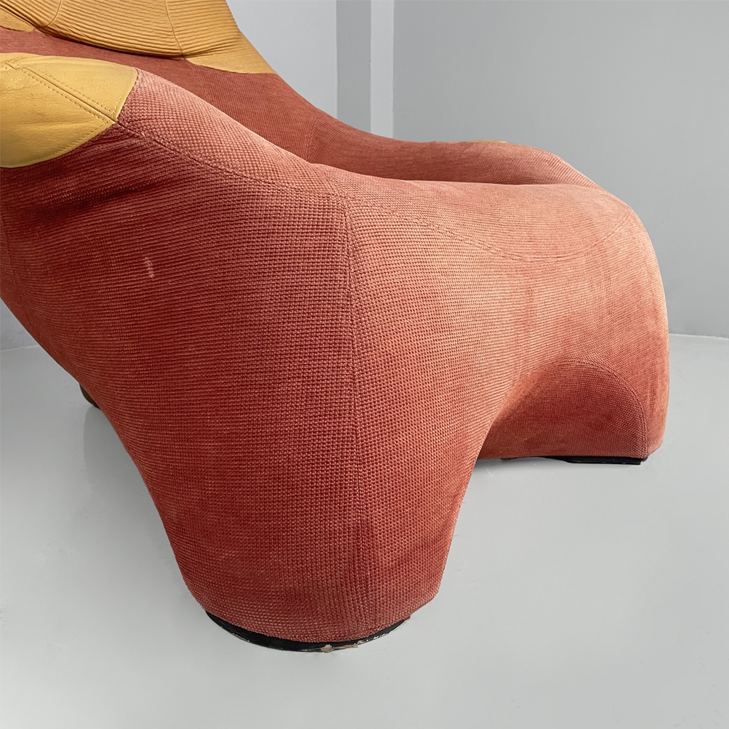 Poltrona con poggiapiedi Hal di Marc Sadler per Cassina, 1990 ca. 