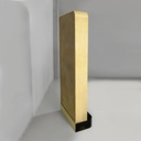 Specchio da terra in legno chiaro e nero, 1930 ca.