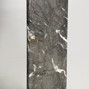 Consolle da parete in marmo rosa e nero, 1980 ca.