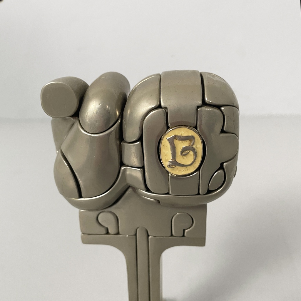 Scultura Cristina di Miguel Berrocal, 1970 ca.