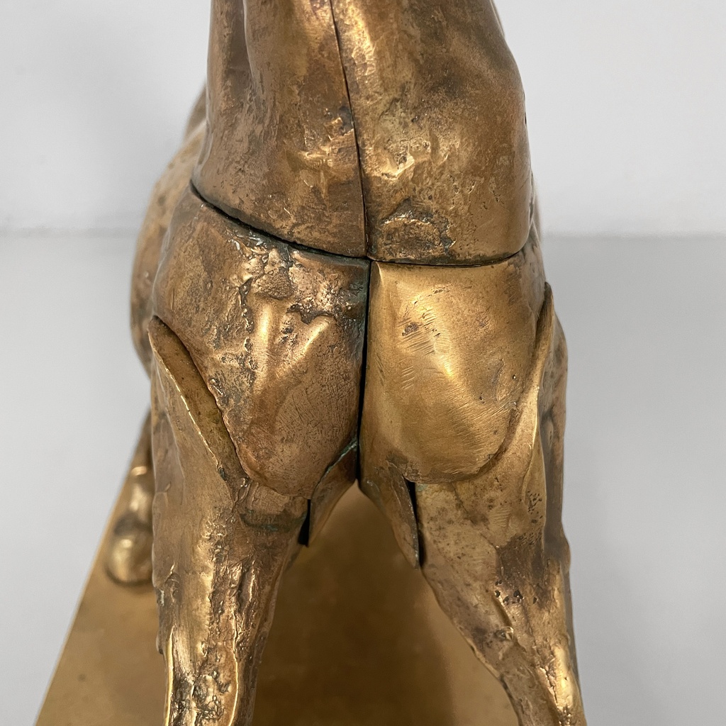 Scultura Il Cavallo di Bruno Cassinari e Miguel Berrocal, 1973