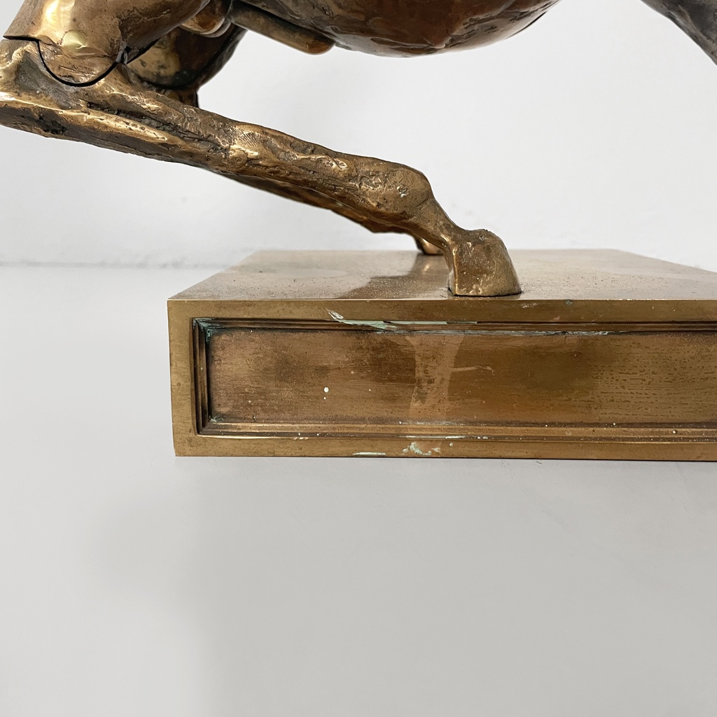 Scultura Il Cavallo di Bruno Cassinari e Miguel Berrocal, 1973