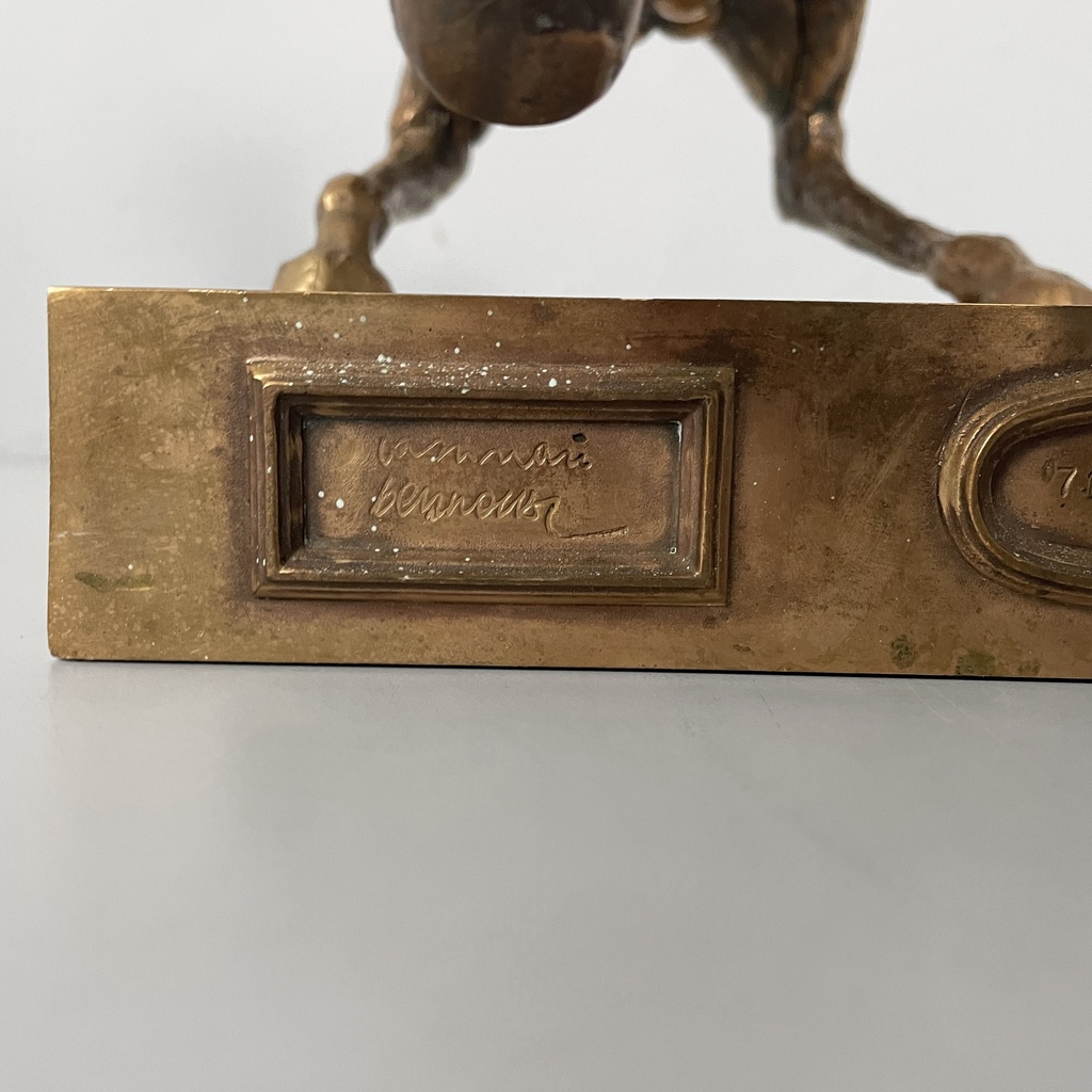 Scultura Il Cavallo di Bruno Cassinari e Miguel Berrocal, 1973