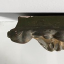 Quadro ad olio con cornice in pastiglia dorata, 1950 ca.