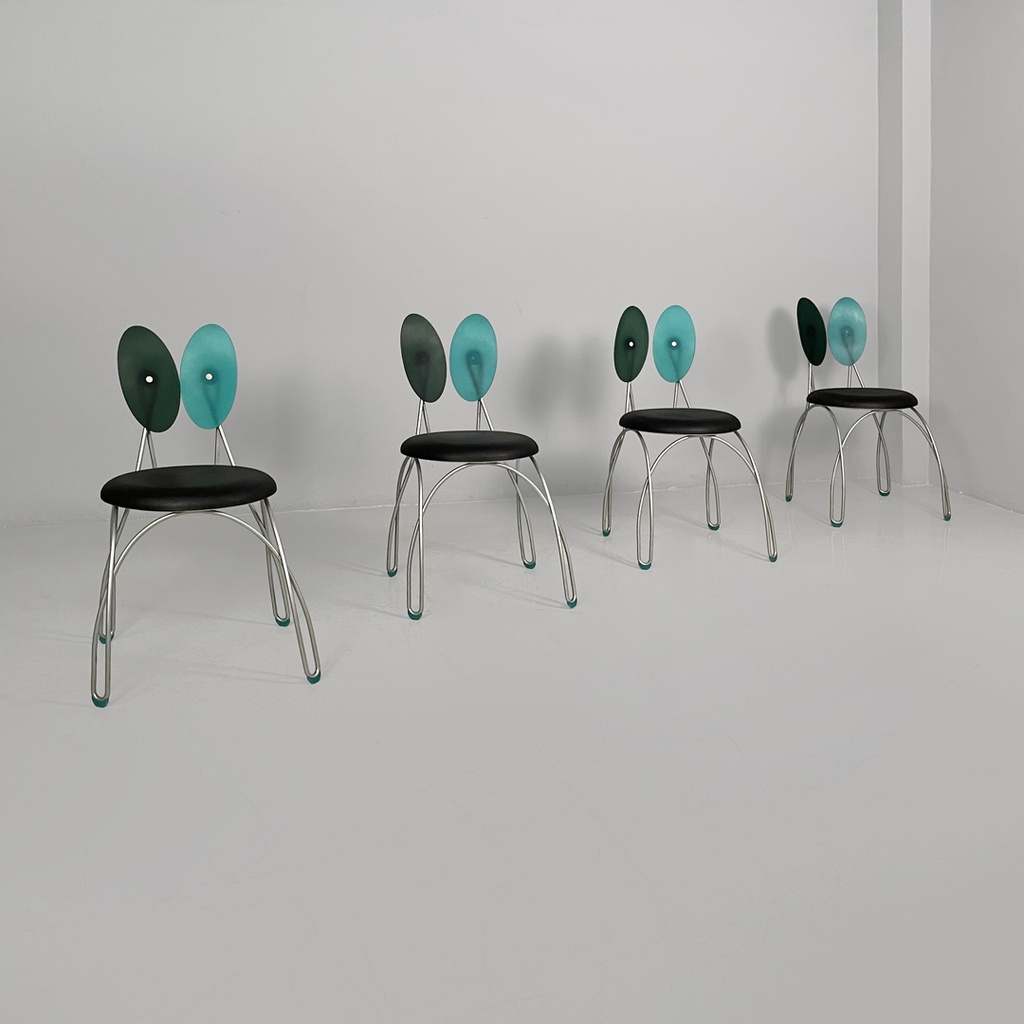 Sedie Jessica di Donato D'Urbino & Paolo Lomazzi per Zerodisegno, 1990 ca.