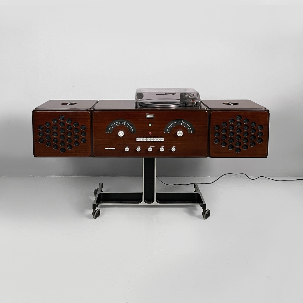 Radiofonografo RR126 e giradischi di Achille e Pier Giacomo Castiglioni per Brionvega, 1960 ca.