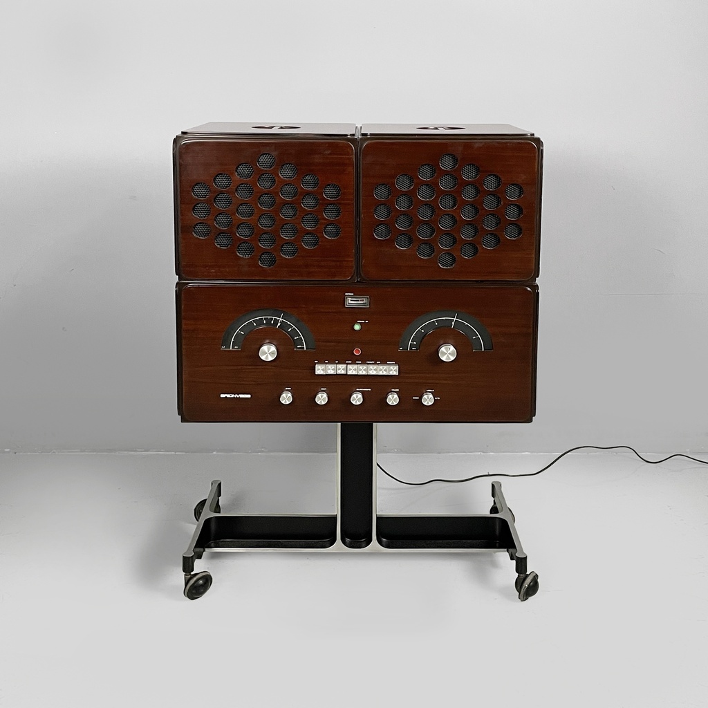 Radiofonografo RR126 e giradischi di Achille e Pier Giacomo Castiglioni per Brionvega, 1960 ca.