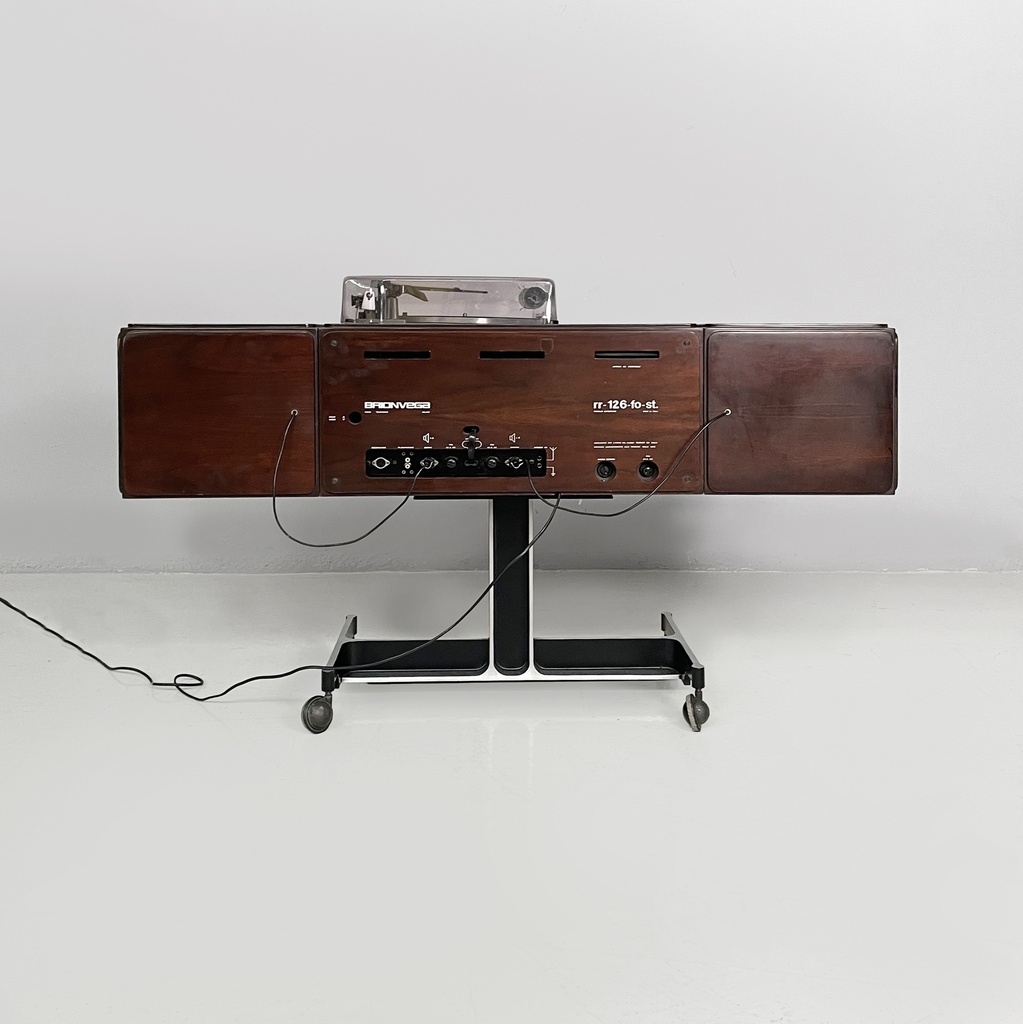 Radiofonografo RR126 e giradischi di Achille e Pier Giacomo Castiglioni per Brionvega, 1960 ca.