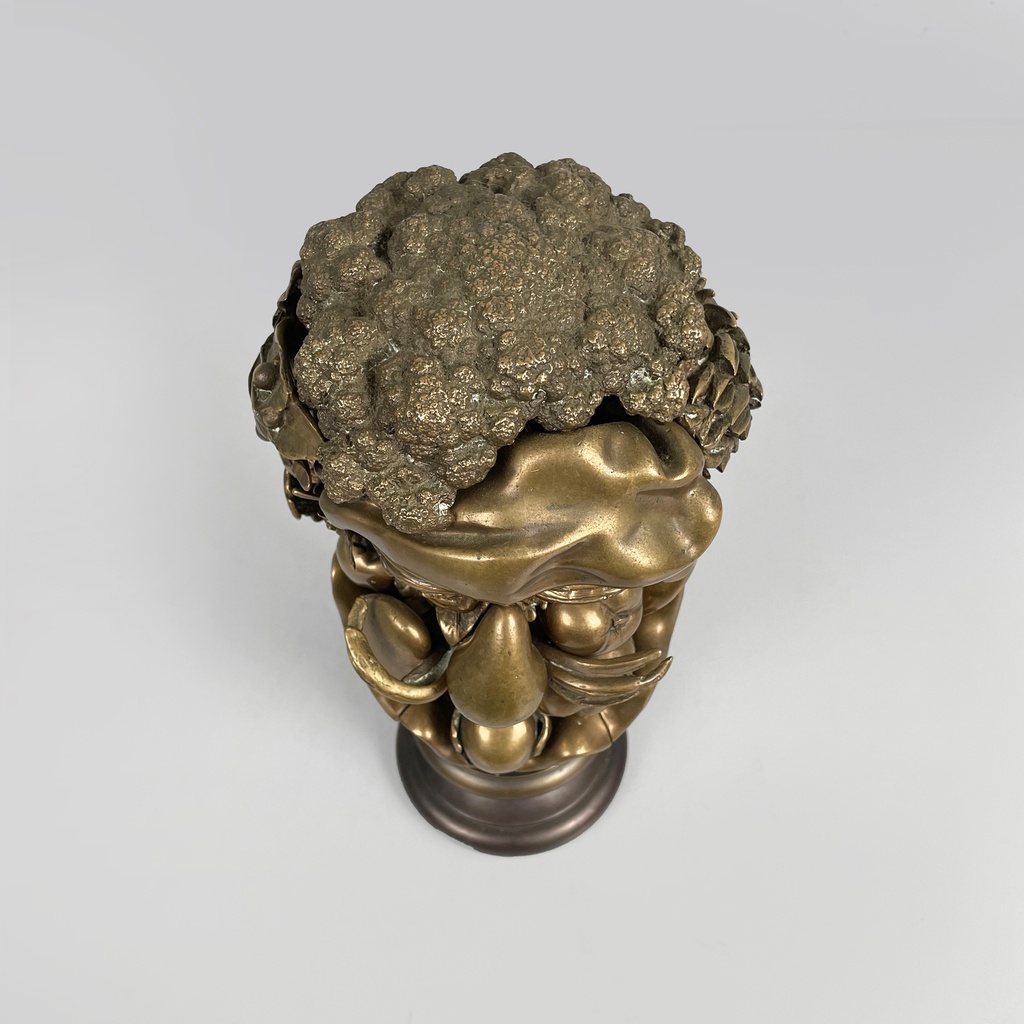 Scultura Omaggio ad Arcimboldo di Miguel Berrocal, 1976-79