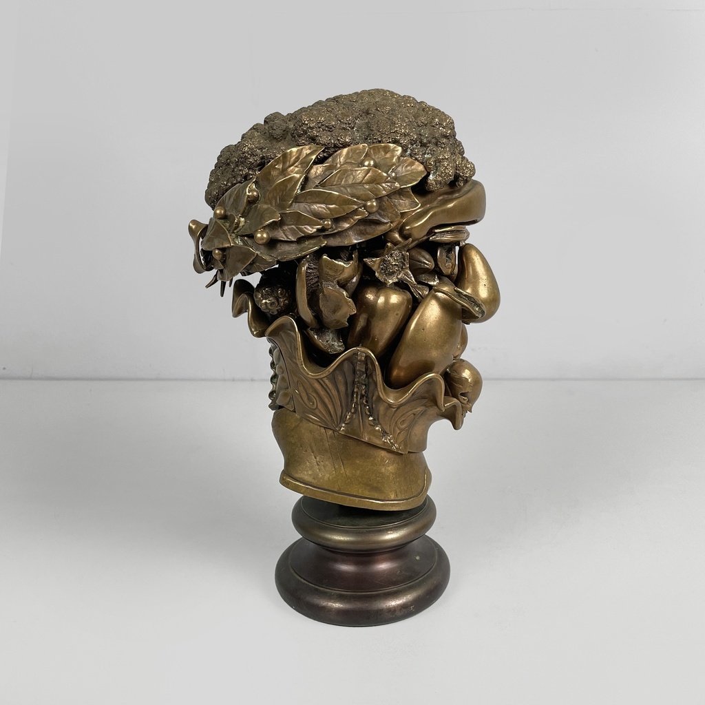 Scultura Omaggio ad Arcimboldo di Miguel Berrocal, 1976-79