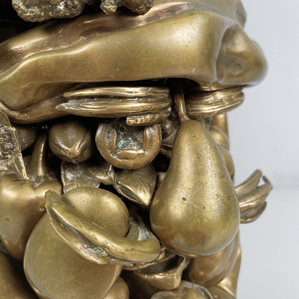 Scultura Omaggio ad Arcimboldo di Miguel Berrocal, 1976-79