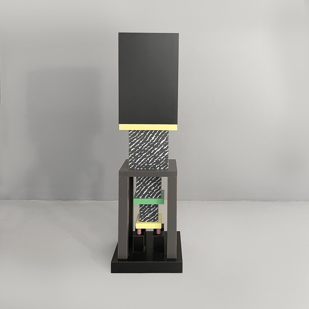 Orologio da tavolo Metropole di George J. Sowden per Memphis, 1982
