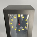 Orologio da tavolo Metropole di George J. Sowden per Memphis, 1982