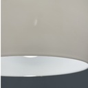 Lampadario in vetro opalino, 1960 ca. 