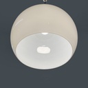 Lampadario in vetro opalino, 1960 ca. 