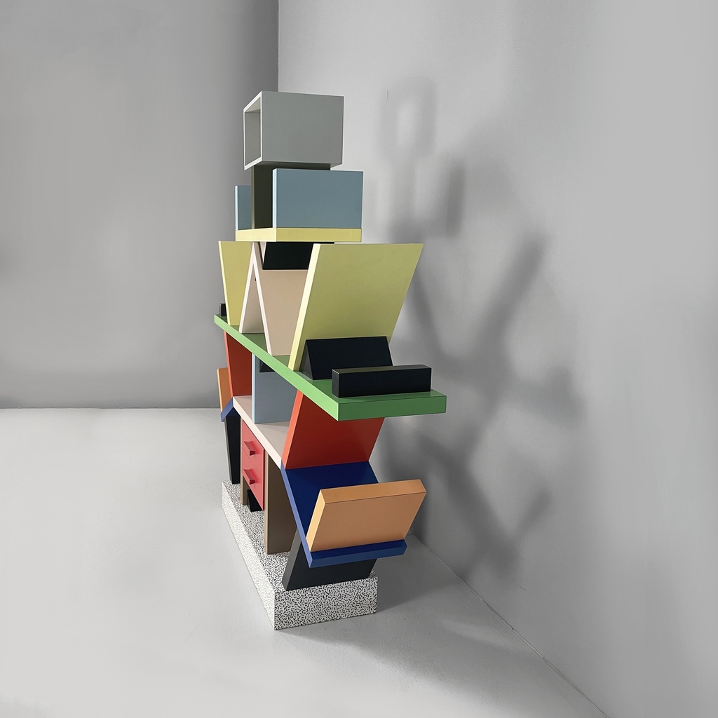 Libreria Carlton di Ettore Sottsass per Memphis, 1981