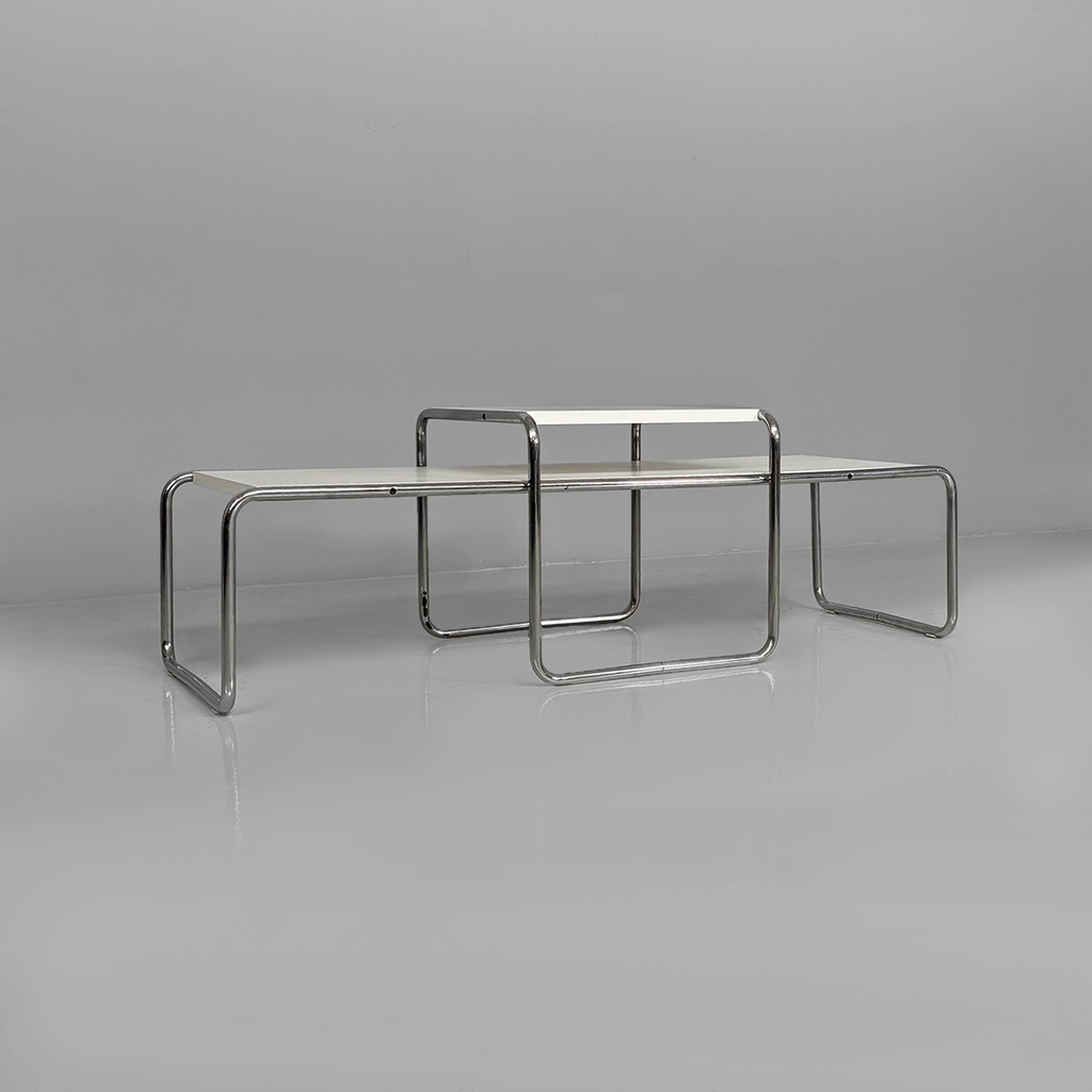 Tavoli da caffè Laccio di Marcel Breuer per Gavina, 1970 ca.