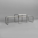 Tavoli da caffè Laccio di Marcel Breuer per Gavina, 1970 ca.