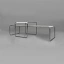 Tavoli da caffè Laccio di Marcel Breuer per Gavina, 1970 ca.