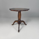 Tavolo da caffè in legno intarsiato, metà 1800 ca.