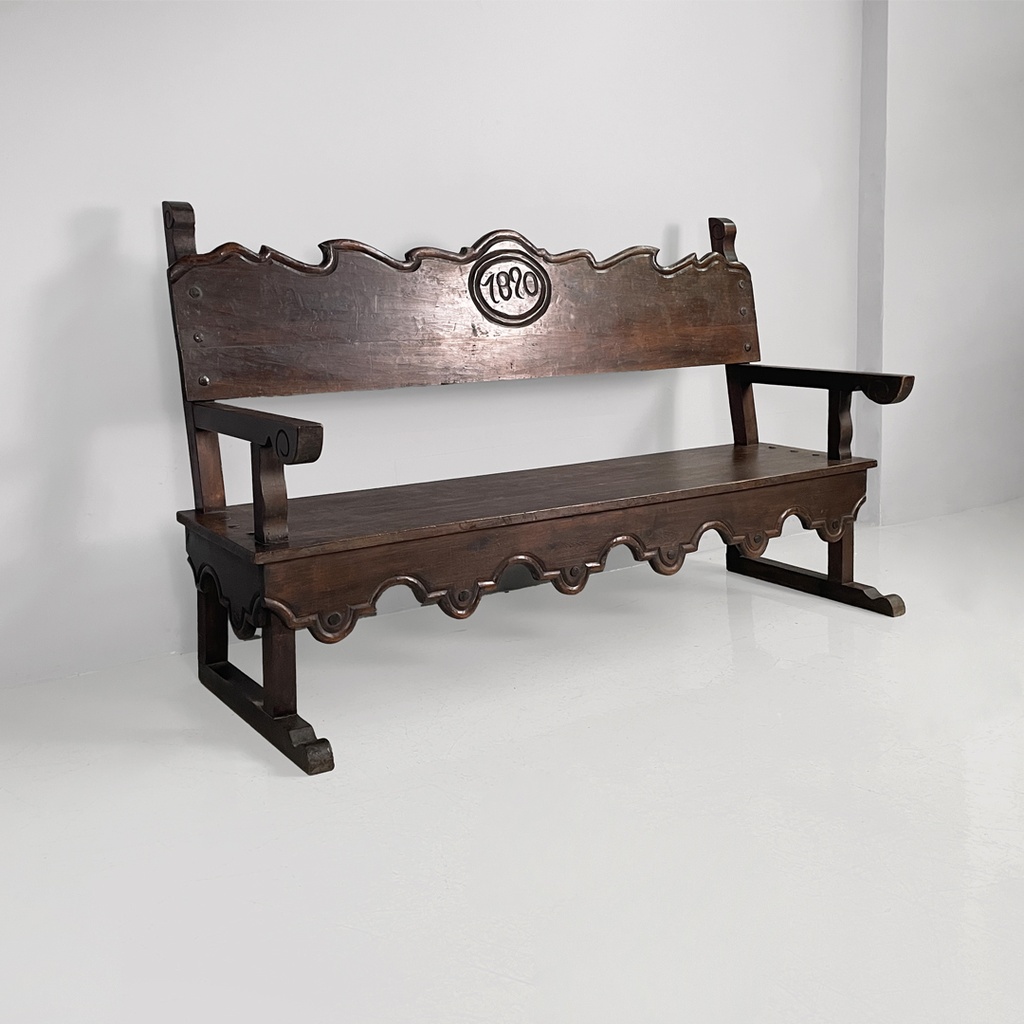 Panca in legno, 1860 ca. 