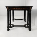 Scrivania in legno intarsiato, metà 1800 ca.