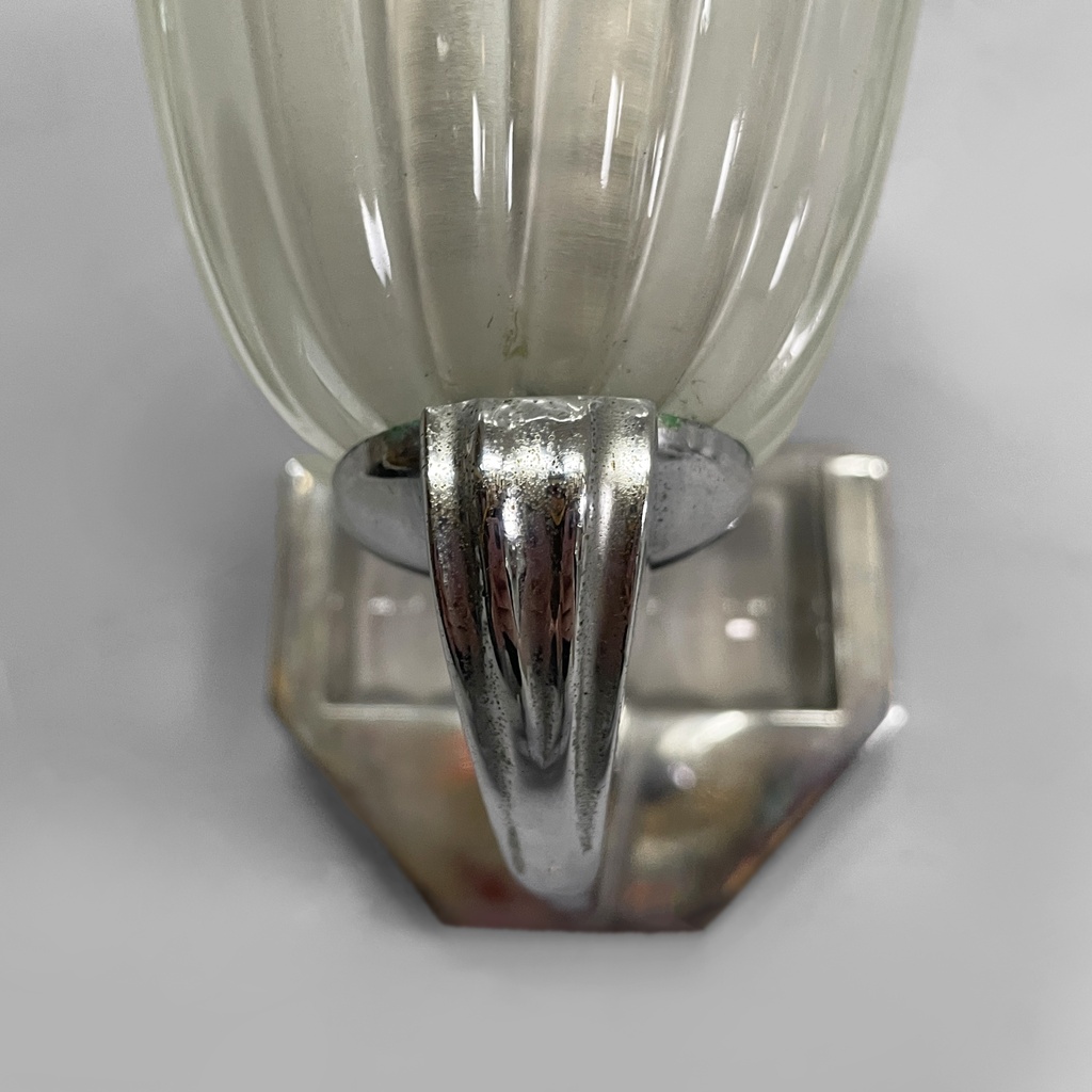 Applique in vetro e metallo, 1930 ca.