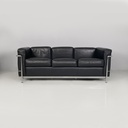 Divano LC2 di Le Corbusier, Jeanneret e Perriand per Cassina, 1980 ca.