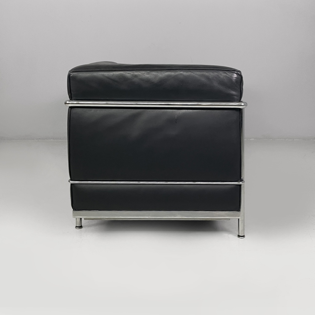 Divano LC2 di Le Corbusier, Jeanneret e Perriand per Cassina, 1980 ca.