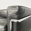 Divano LC2 di Le Corbusier, Jeanneret e Perriand per Cassina, 1980 ca.