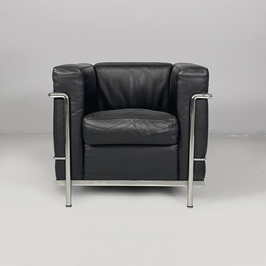 Poltrona LC2 di Le Corbusier, Jeanneret e Perriand per Cassina, 1980 ca.