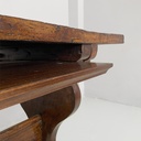Tavolo da pranzo fratino in legno, 1700 ca.