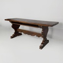 Tavolo da pranzo fratino in legno, 1700 ca.