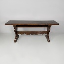 Tavolo da pranzo fratino in legno, 1700 ca.