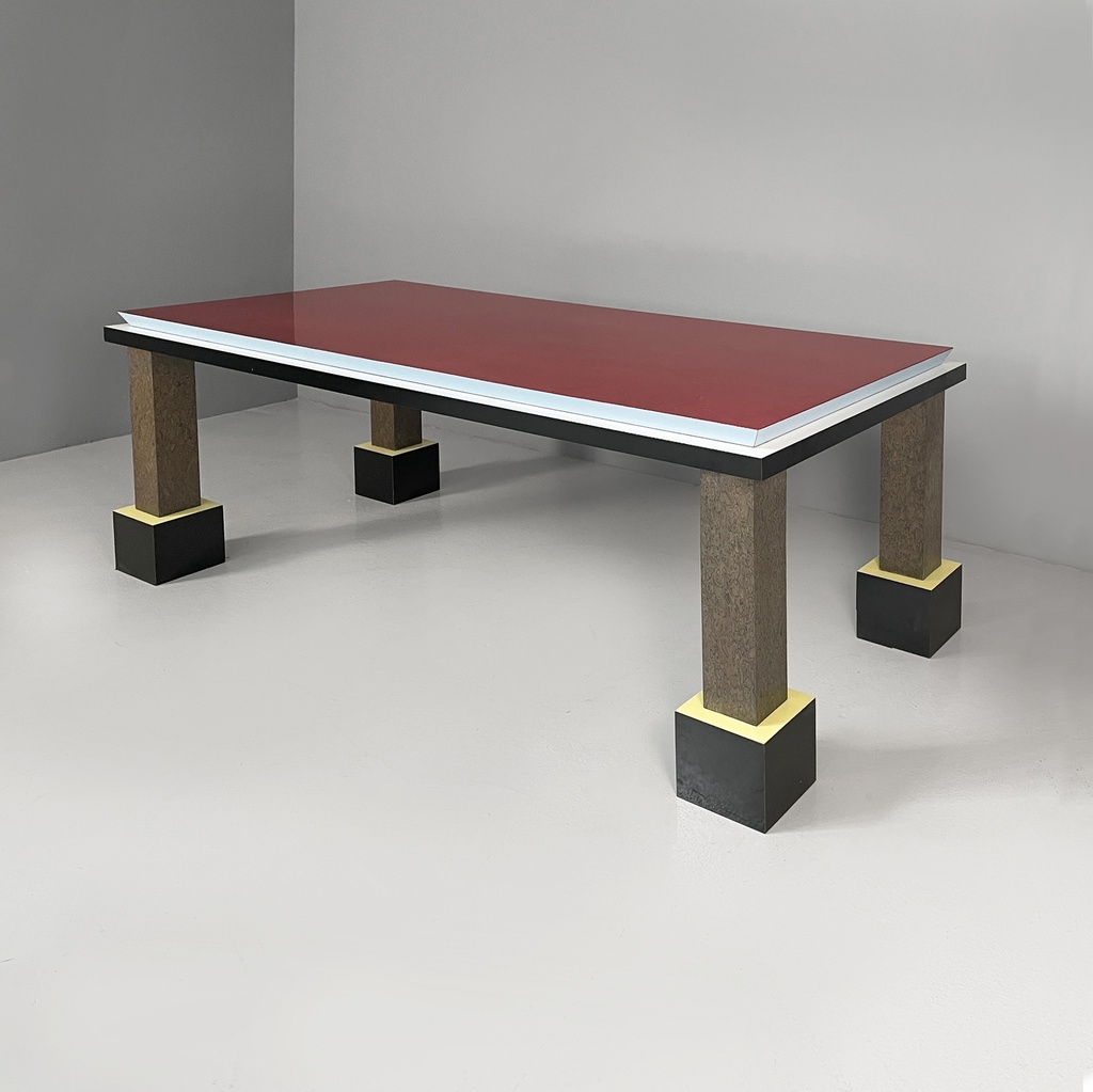 Tavolo da pranzo Palm Spring di Ettore Sottsass per Memphis, 1984