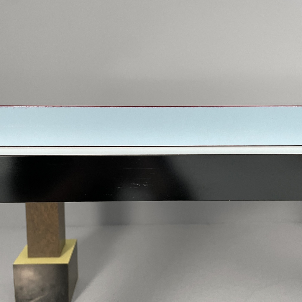 Tavolo da pranzo Palm Spring di Ettore Sottsass per Memphis, 1984