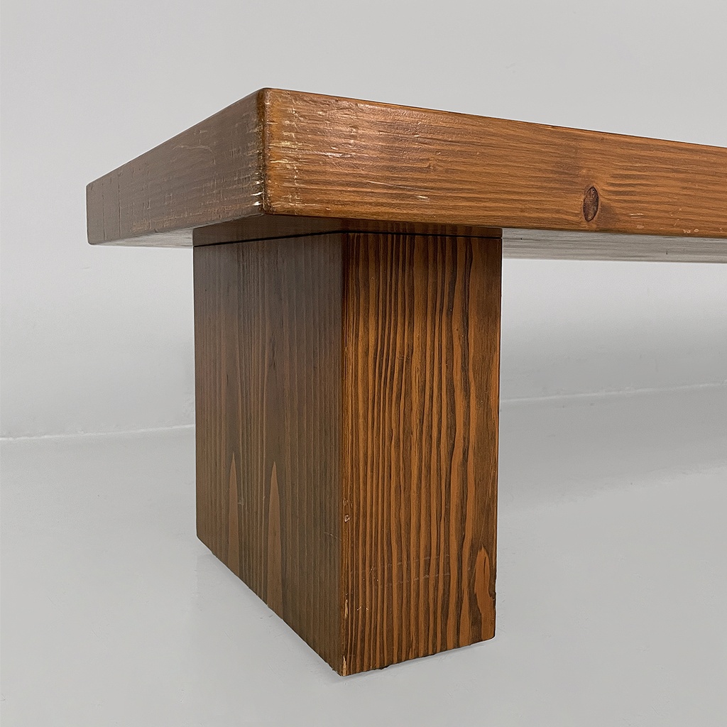Panca in legno, 1970 ca.