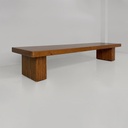 Panca in legno, 1970 ca.