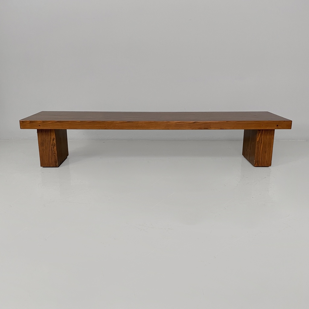 Panca in legno, 1970 ca.