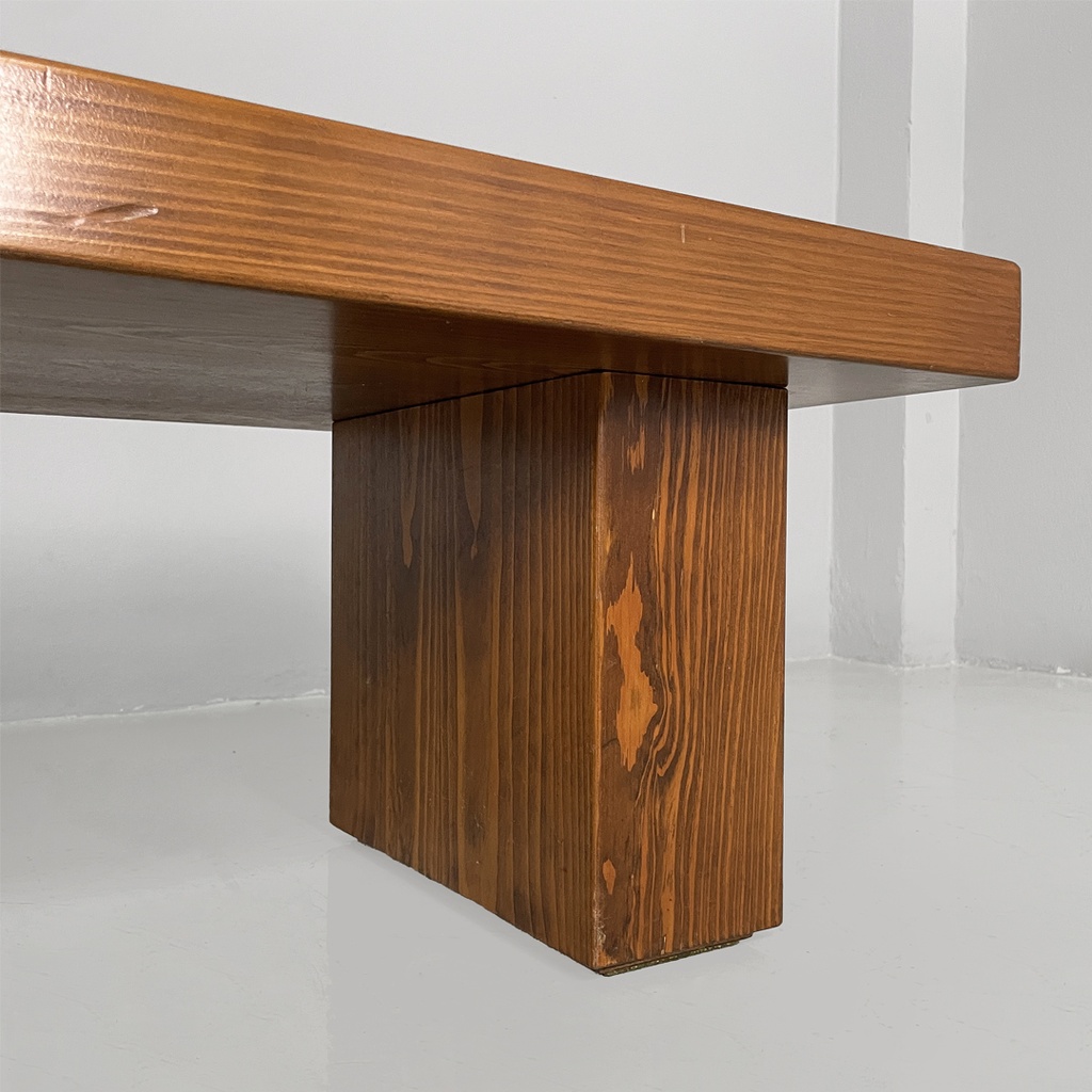 Panca in legno, 1970 ca.