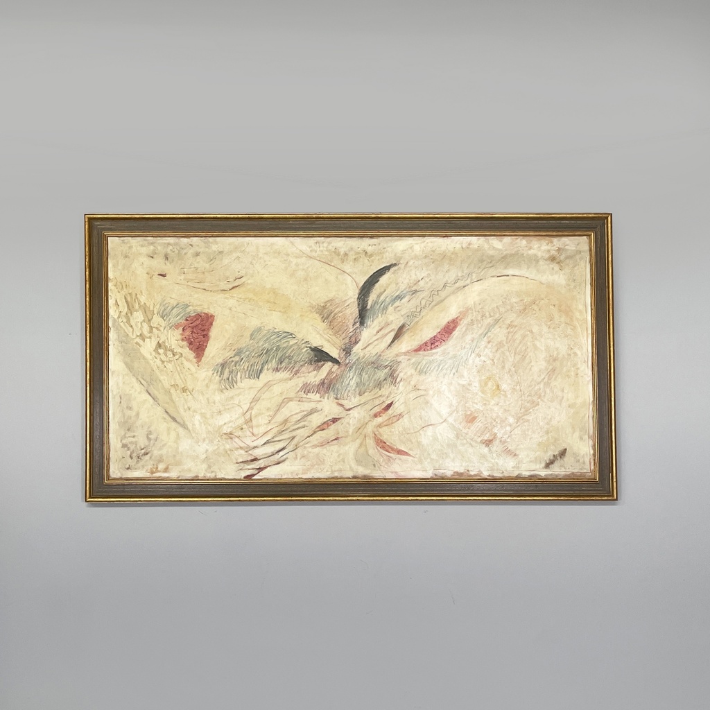 Quadro astratto a tecnica mista, 1982
