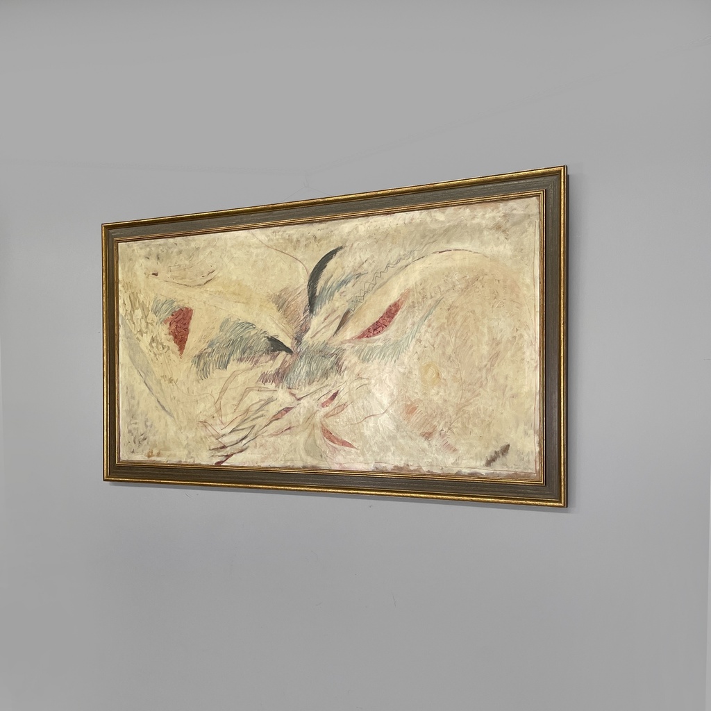 Quadro astratto a tecnica mista, 1982