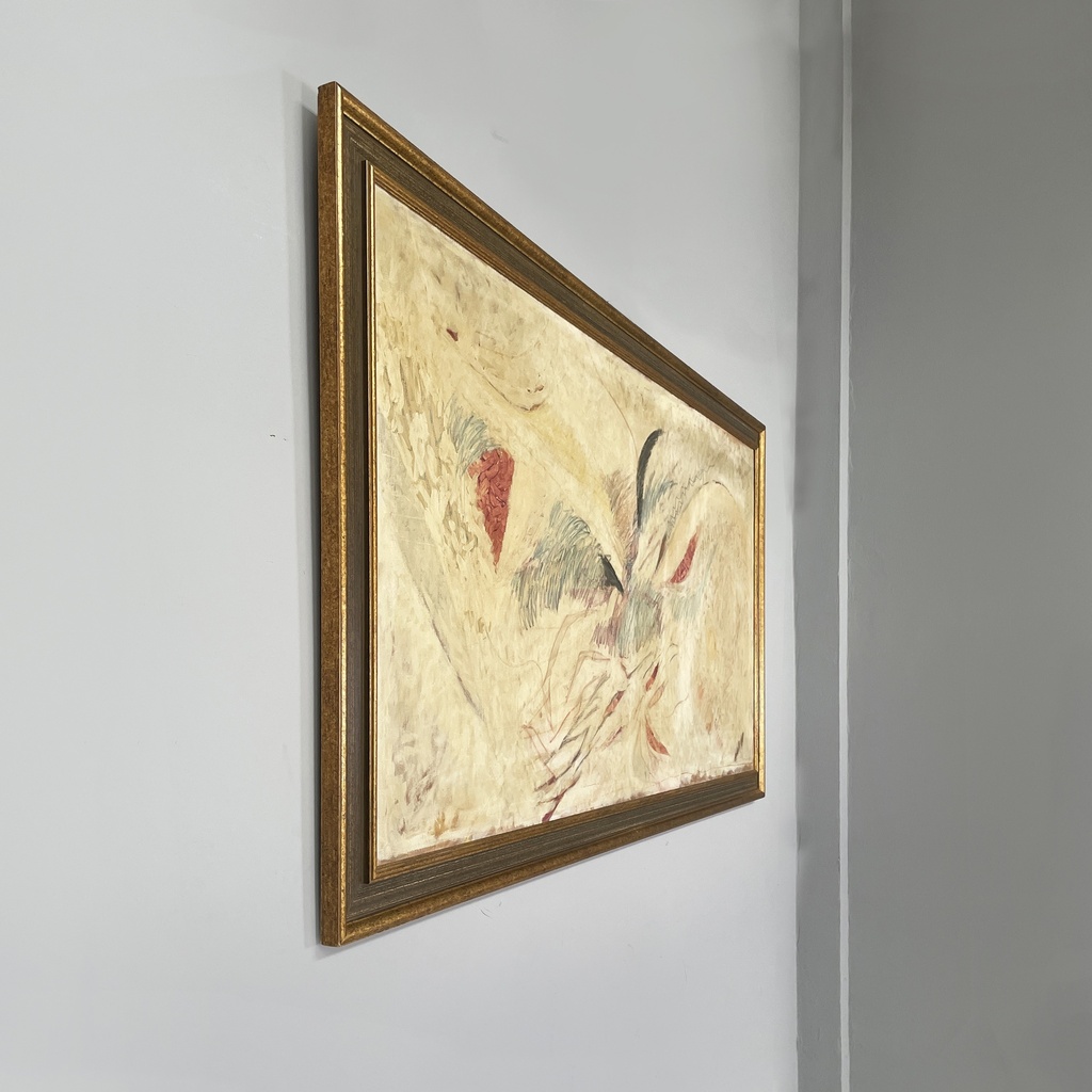 Quadro astratto a tecnica mista, 1982